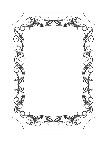  зеркало с бордюрным орнаментом 4