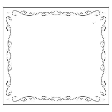  зеркало с бордюрным орнаментом 3