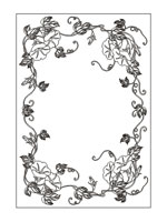 зеркало с растительным бордюрным орнаментом 1
